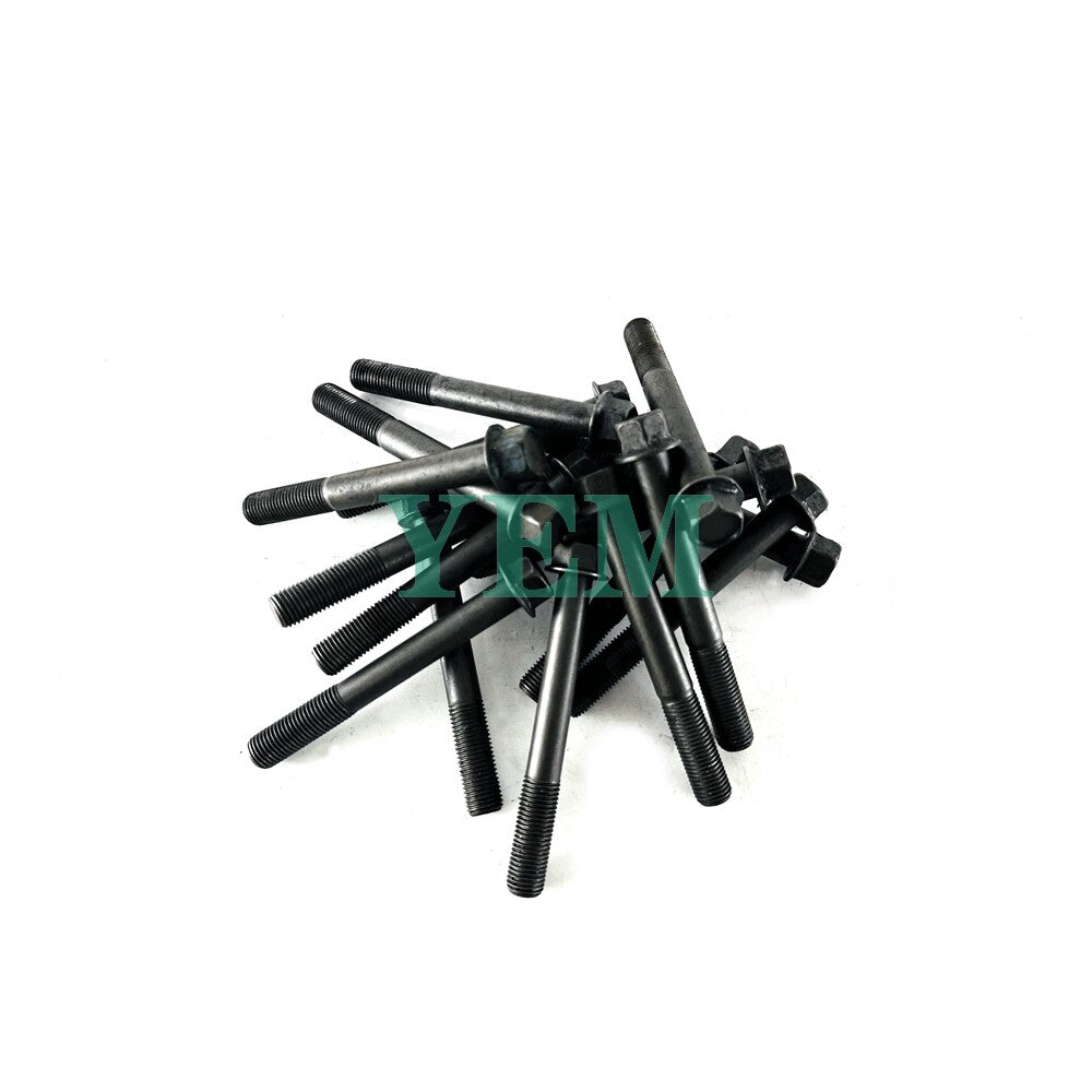 1 Set Engine Head Bolt 18pcs For Yanmar 4TNE86 Engine 4TNE86 Cylinder Head Bolt