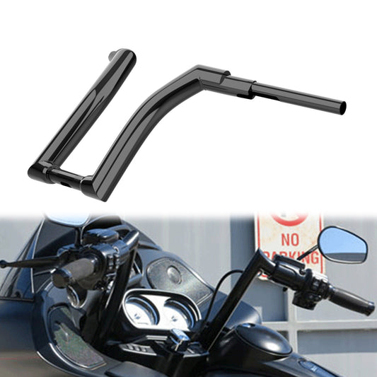 Black 16 Ape Hanger Handlebar 1.25 Riser for Harley Road King Road Glide 14-23