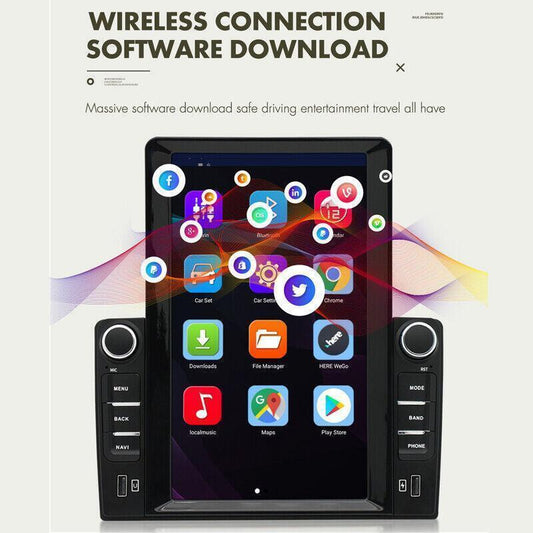 Car 2Din FM Radio 10.1 Stereo w/Bluetooth MP5 Player GPS Navi Android 10.0 Wifi