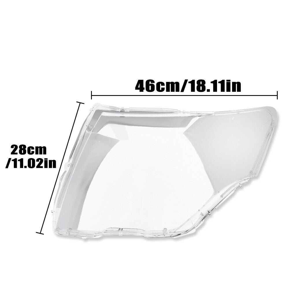 1Pair Headlight Lens Cover for Mitsubishi Pajero V87 V93 V97 V98 2006-2020