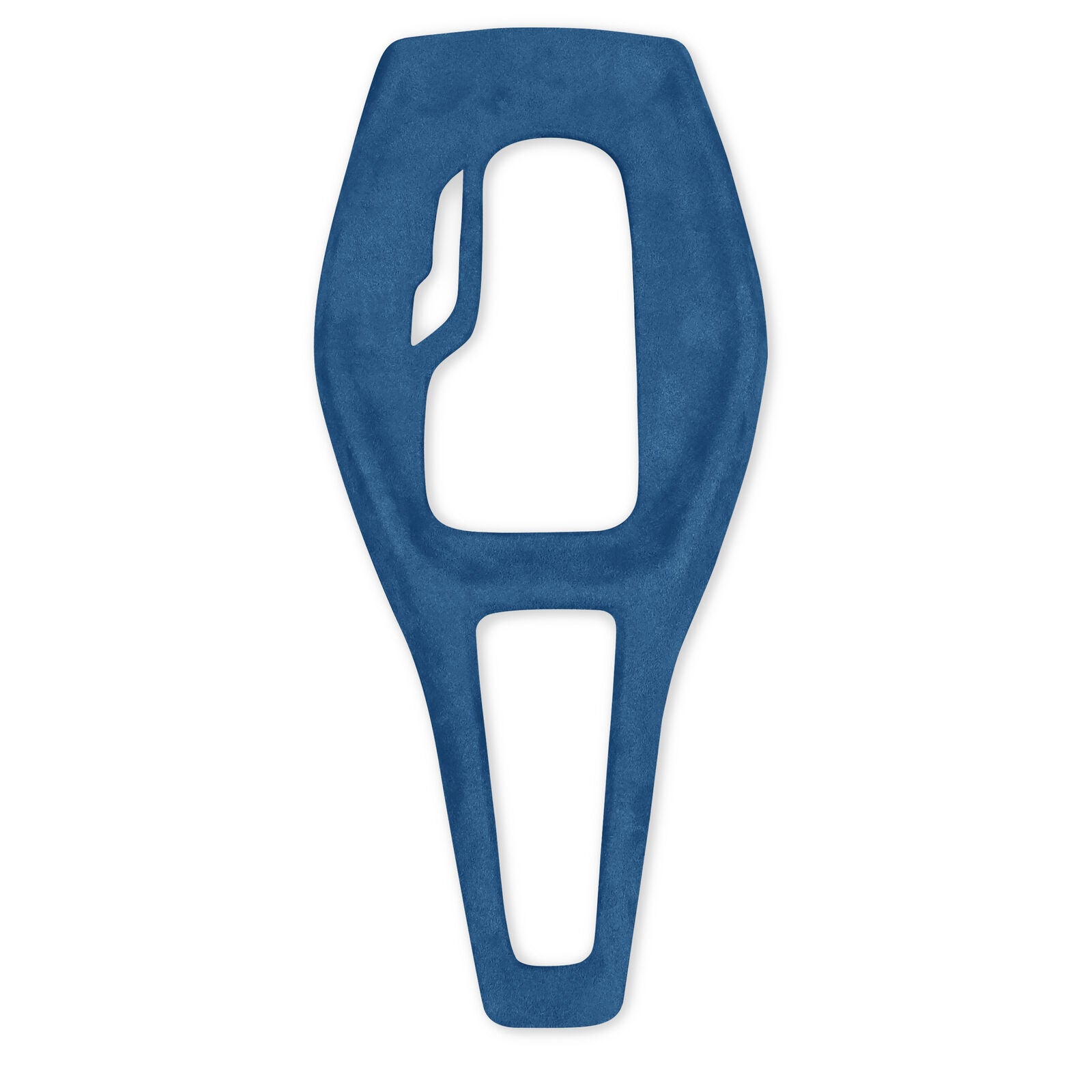Console Gear Shift Frame Cover Trim Fit for Chevrolet Camaro 2016-20 Blue Suede