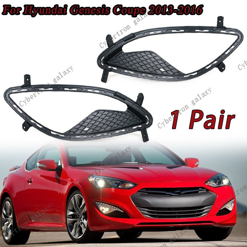LHRH front fog light grille covers for Hyundai for Genesis Coupe 2013 - 2016