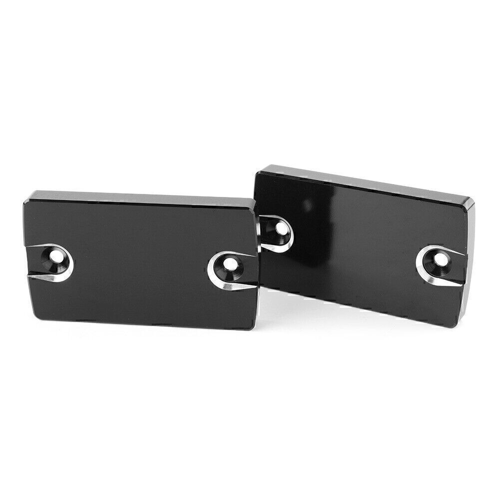 CNC Rear Brake Fluid Oil Reservoir Cover Cap Fit for SUZUKI HAYABUSA GSX1300R 2pcs