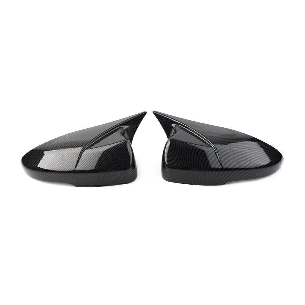 Carbon Fiber Look Rear View Mirror Cover Trim Fit for Honda Accord 2018-2021 19 Pair