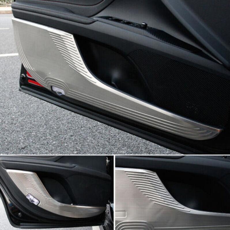for Toyota for Camry 18-2023 Silver Inner Door Anti-Kick Panel Molding Cover Trim 4X
