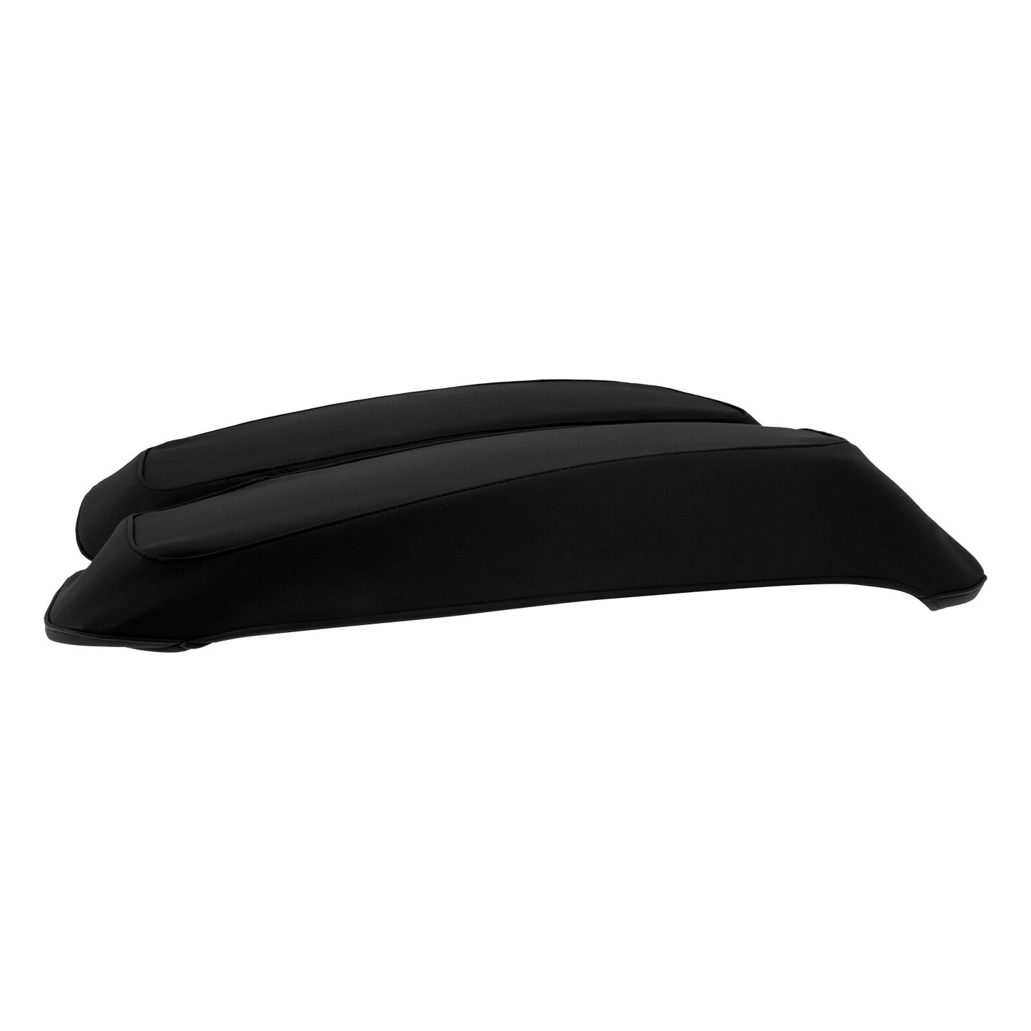 PU Leather Saddlebag Speaker Lid Covers for Harley Road Electra Glide 2014-2023