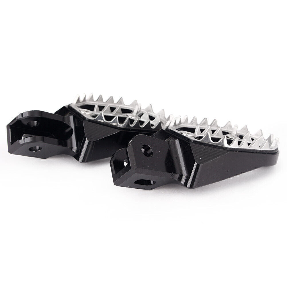 2x Motorcycle Foot Pegs Pedals Fit for Honda CRF230L 2003-2007 2008 2009 Black