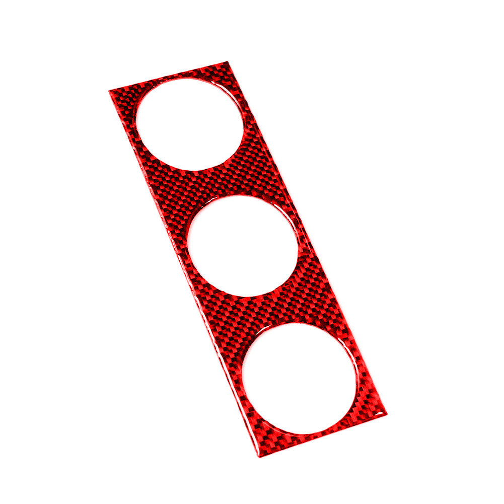 Carbon Fiber Center A/C Button Panel Trim for Dodge Journey 2009-2010 SXT Red