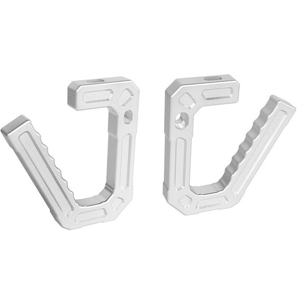 Aluminum front grip handle compatible with for Jeep for Wrangler JK 2007-2018 Silver