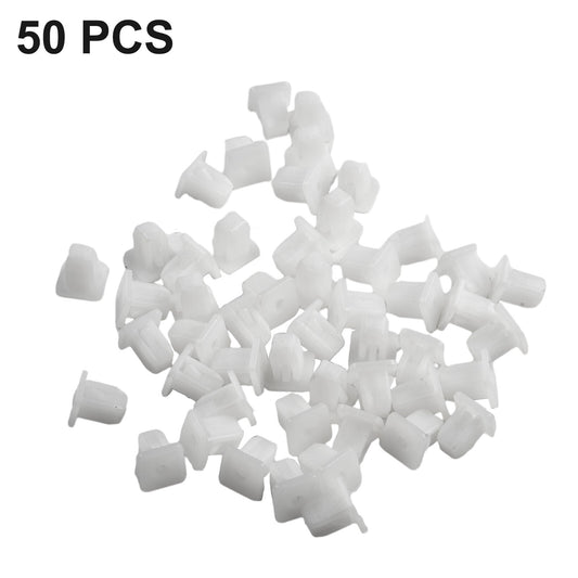 50mm square car mudguard lining buckle rivet push clip retainer with 88.5mm holes