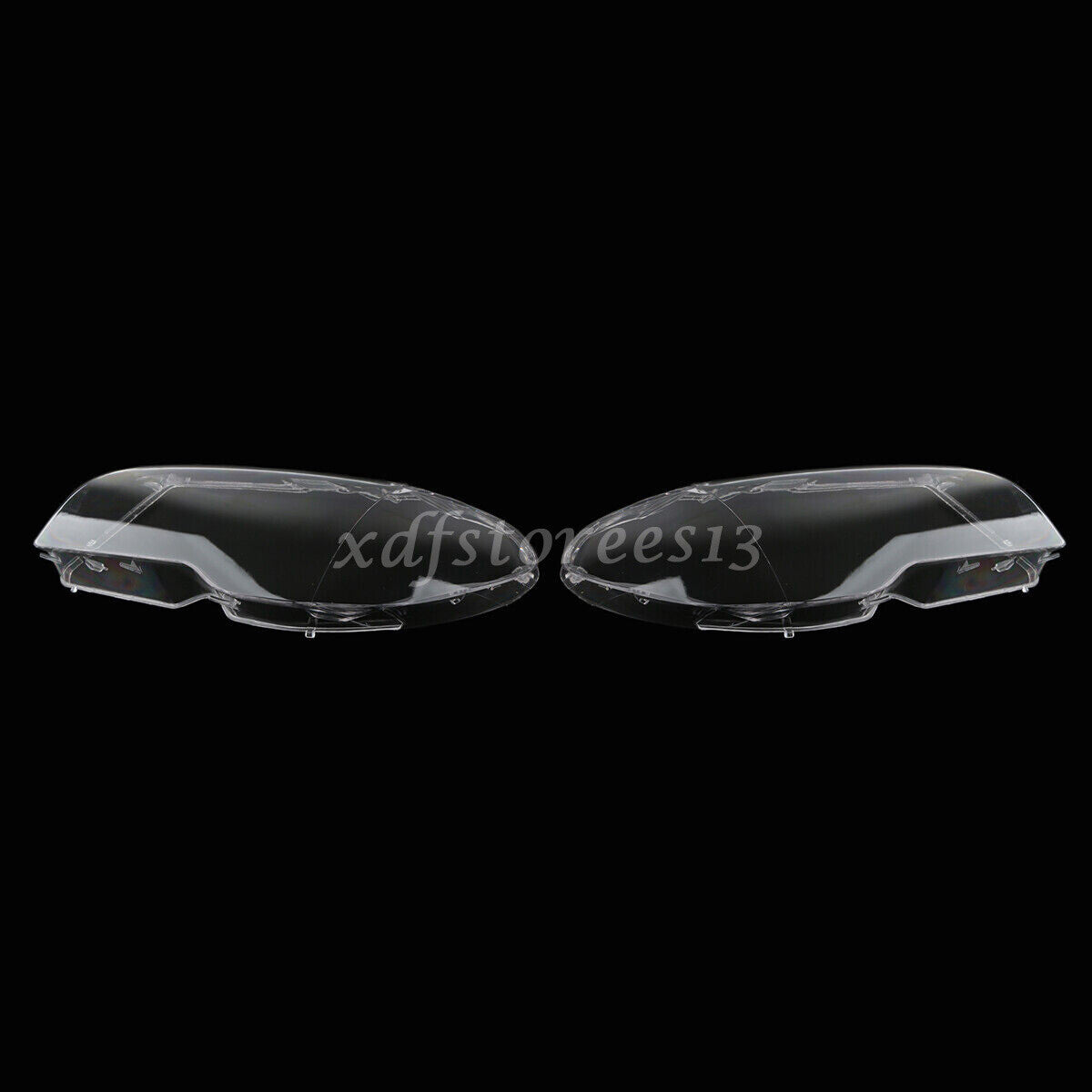 Pair Headlight Headlamp Cover Lens For 2004-2006 for BMW E46 2DR Coupe 325ci 330ci