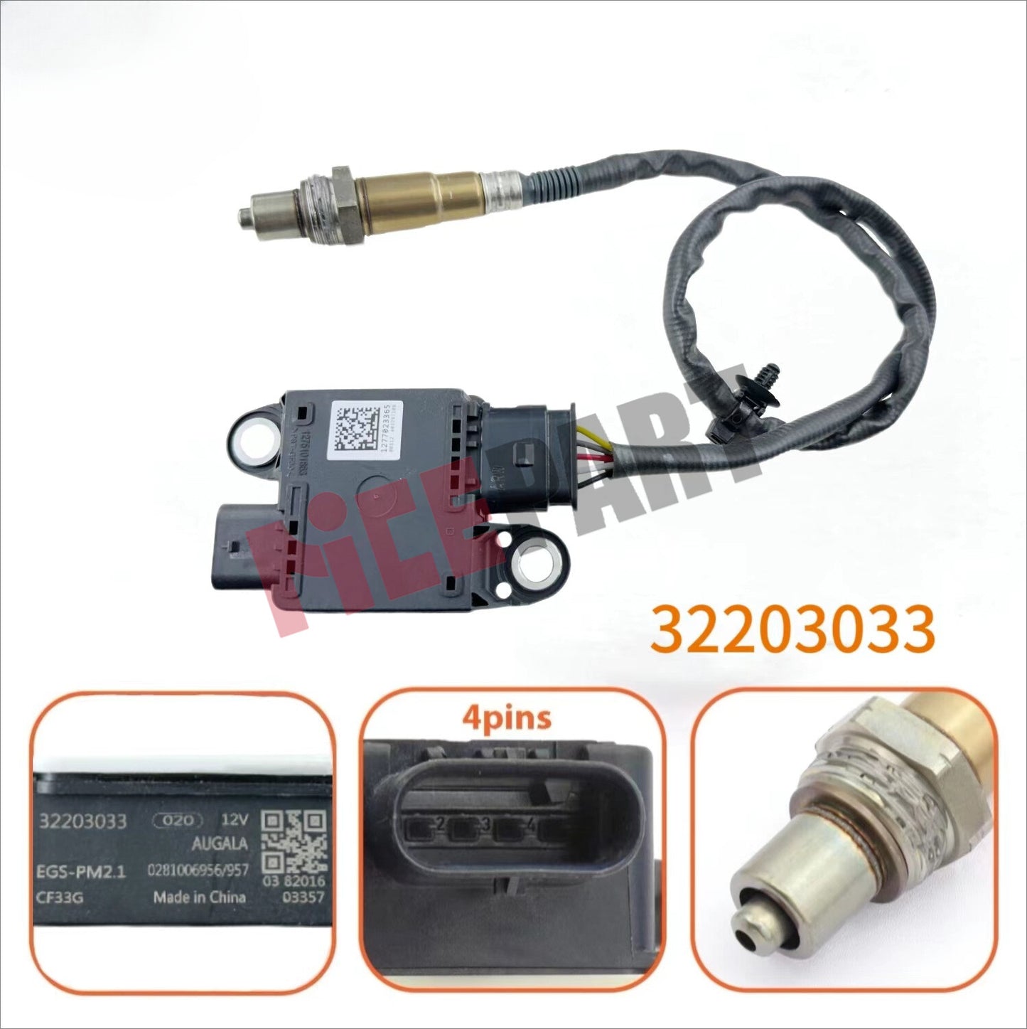 32203033 PM Exhaust Particulate Sensor compatible for VOLVO V90 XC60 II V60 II 2.0 D