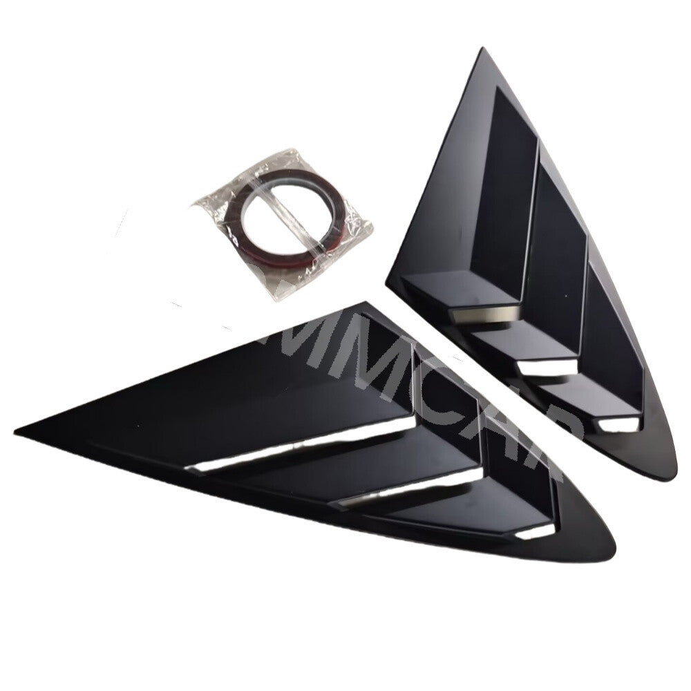 Quarter Window Louver Cover Exterior Trims Fit For 2020-2023 for Hyundai Sonata
