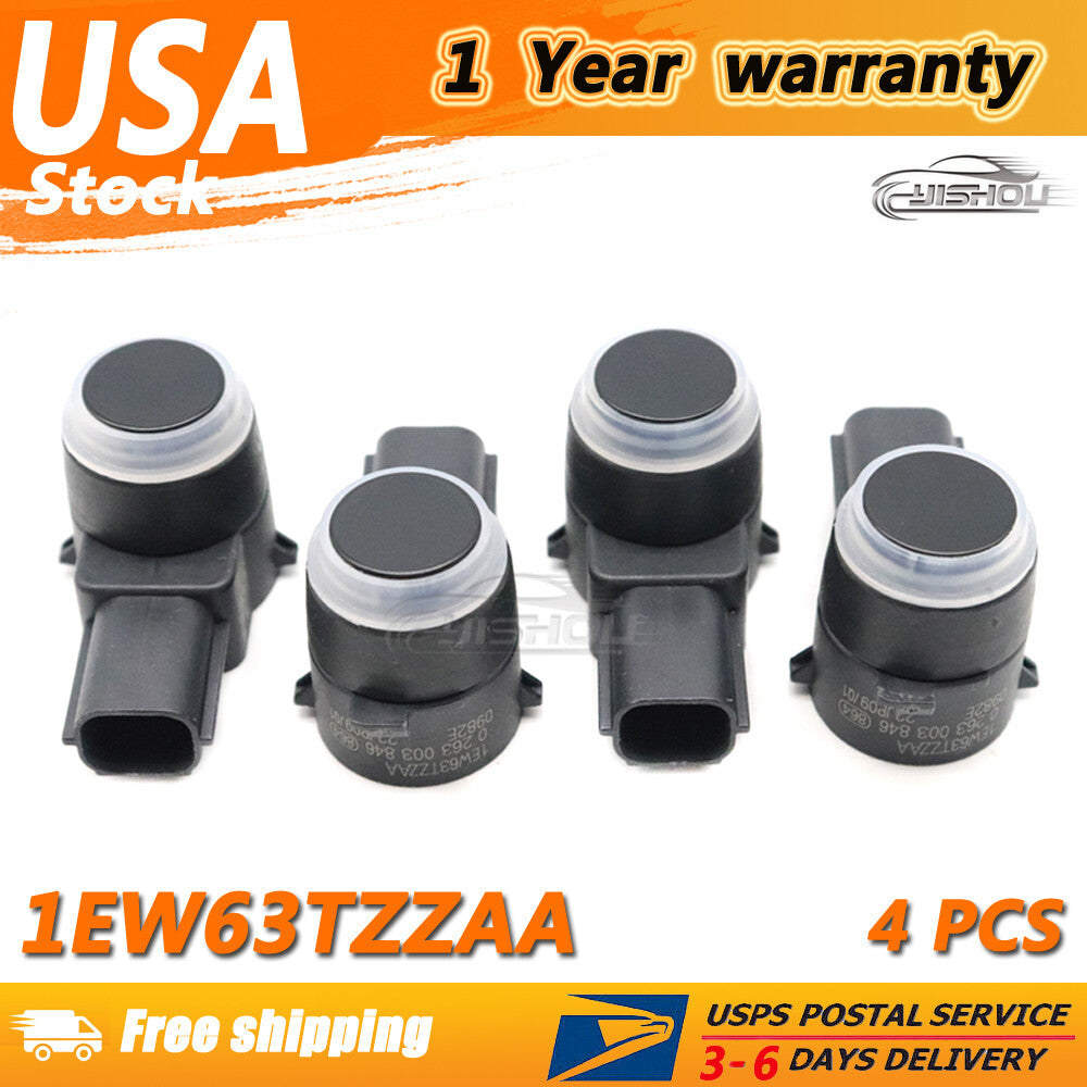 4pcs 1EW63TZZAA Park Assist PDC Sensor for 2009-2018 for Dodge for Chrysler for Jeep for Ram