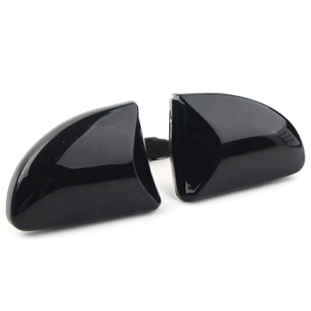 Black LED Sequential Dynamic Side Marker Light Turn Signal for Smart Fortwo W451