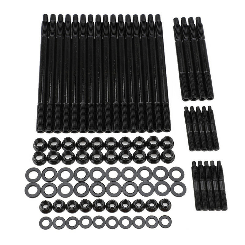 Cylinder head stud and nut kit suitable for 97-03 for Chevrolet LS1, LS6, LS2, LQ9 4.8L, 5.3L, 6.0L, and other models.