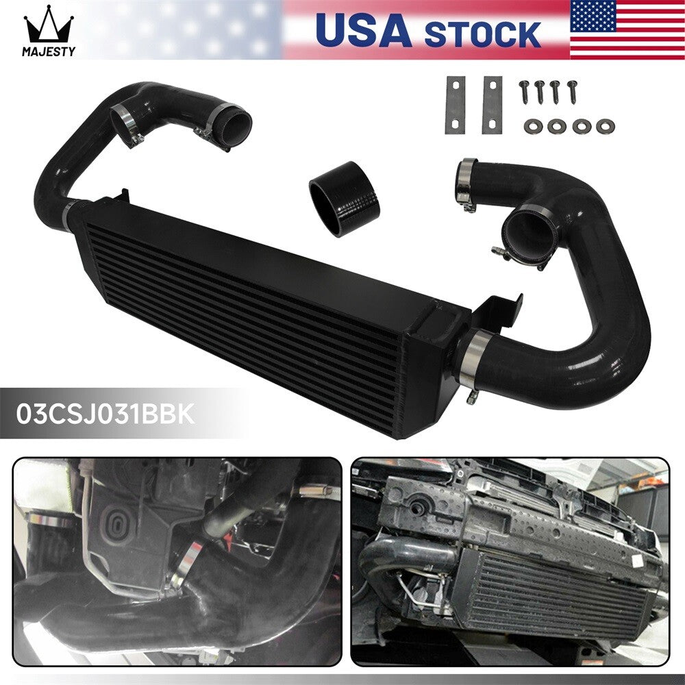 FMIC Twin Intercooler Kit for Volkswagen GTI FWD MK7 2.0T 2015-2017 Black