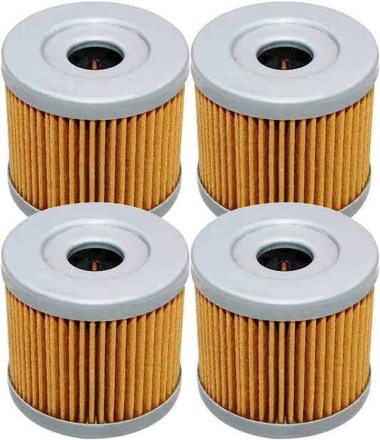 4xOil Filters for SUZUKI LT-125 1983-87/ for Suzuki GZ-125 Marauder GZ 125 1999-2010