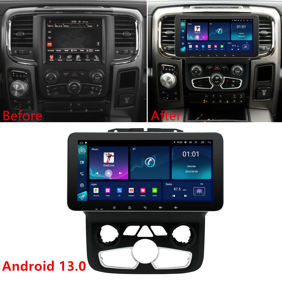 For 2013-2018 for RAM 1500-5500 Stereo Radio Carplay 10.33 Android 13 GPS Head Unit