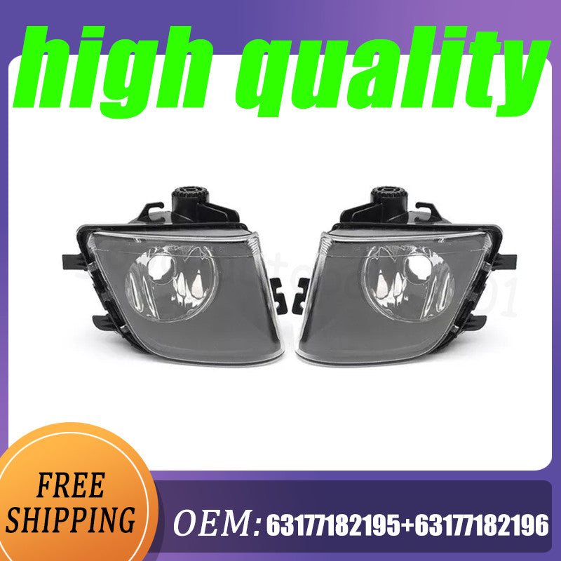 One pair of fog lights (63177182195) suitable for BMW F01, F02, 740i, 740Li, 750i, and 750Li (2009-2013).