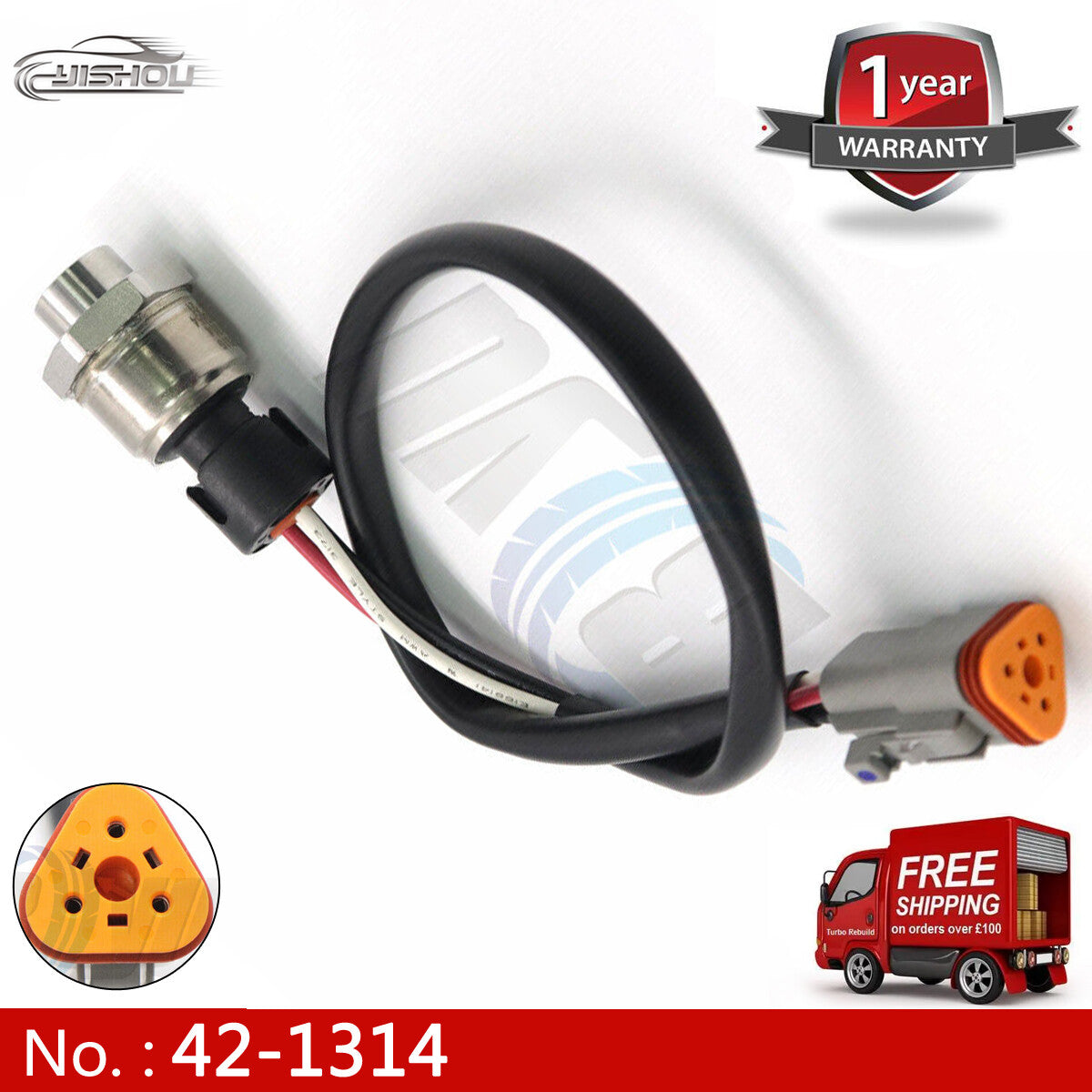 The pressure sensor is suitable for Thermo King 3HMP3-1 421314 3HMP31 500 PSI 42-1314