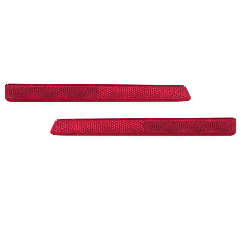 Bumper Reflector For 2014-2018 for Cadillac CTS Set of 2 Rear Left and Right CAPA