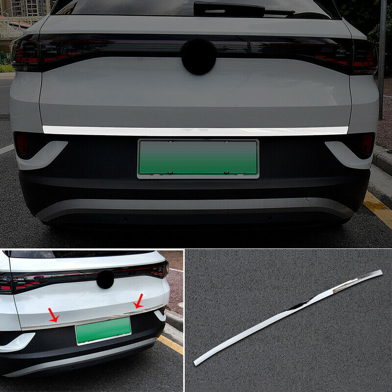 Stainless Rear Door Trunk Lid Tailgate Strip Trim for Volkswagen ID.4 2021-2023