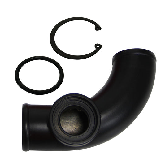 90degree 2.36 60mm SSQV SQV Blow Off Valve Adapter BOV Turbo Aluminum Pipe BK