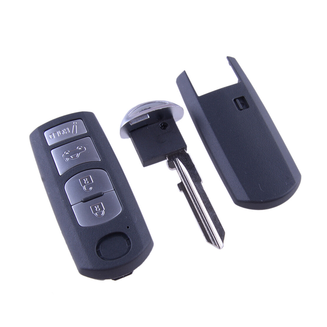 4 Buttons Remote for Smart Key Case Cover Fob Shell Fit for Mazda 3 6 2013-2018