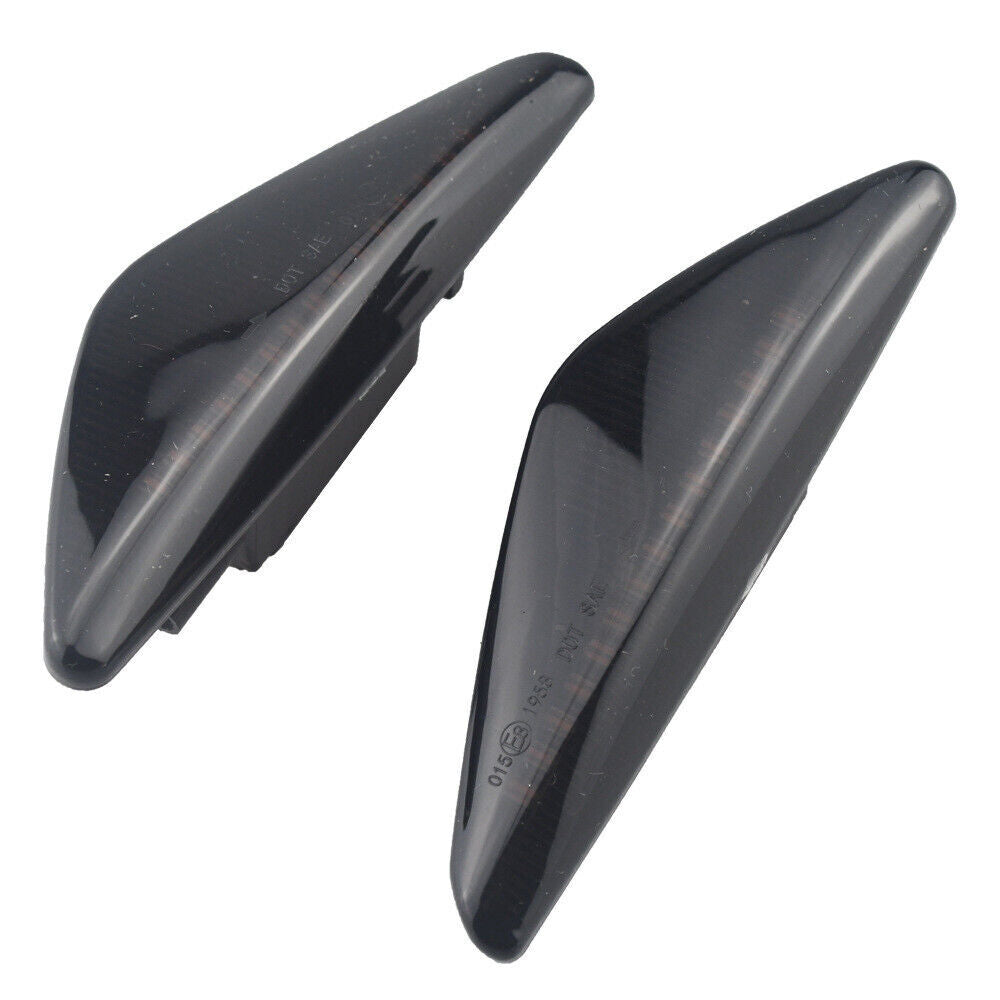 2 Smoked LED Side Marker Lights for BMW X3, F25, X5, E70, X6, and E71 - Traffic Direction Signals