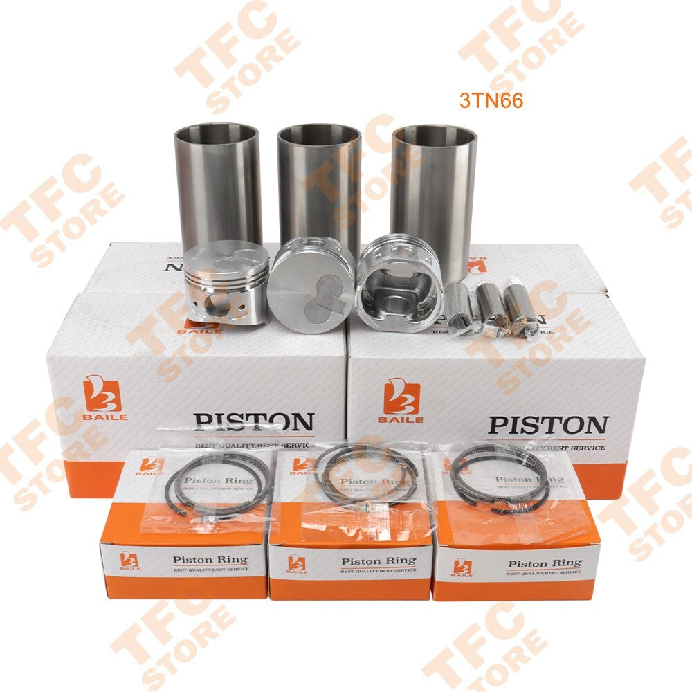 3TN66 Overhaul Rebuild Kit For Yanmar Engine Piston Ring Gasket Bearing Set??