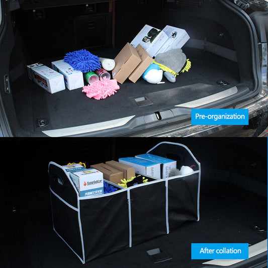 Large capacity car trunk storage for sedans and SUVs - Suitable for storing large amounts of cargo in car trunks.