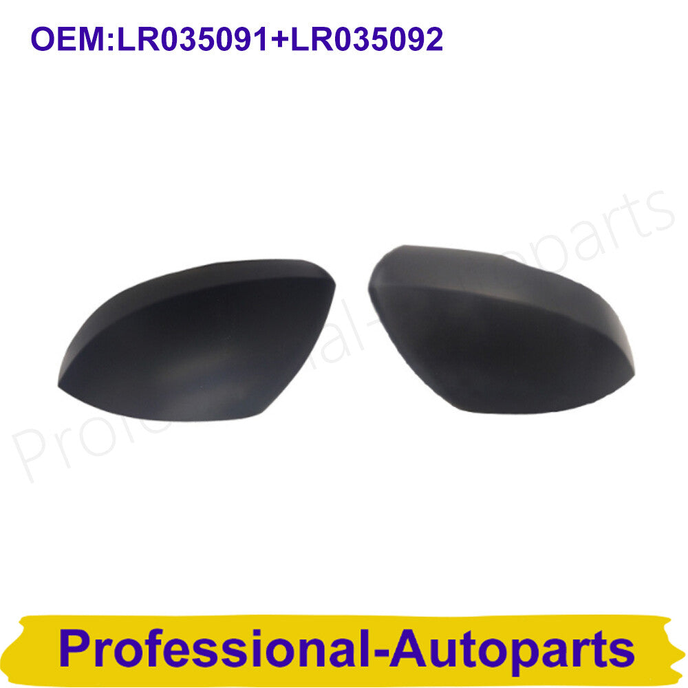 1Pair Black Rear Side View Mirror Cover for Range Rover Sport L494 Vogue L405