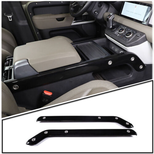 Strip Replace for Land Rover for Defender 2020-2023 Glossy Black Gear Shift Side 2PC