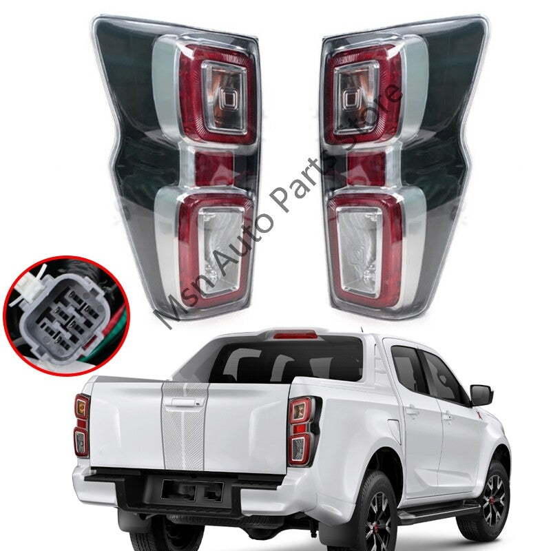 1Pair LED Tail Light Stop Lamp for Isuzu D-max Dmax RG01 Pickup UTE 2020-2022