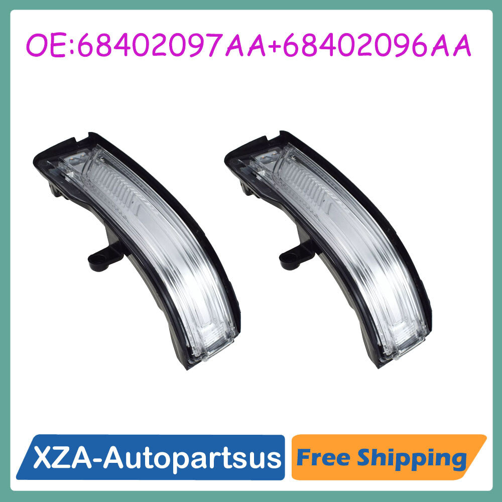 Left Right Side Mirror Turn Signal Lights fit for 2019-2022 for Dodge for Ram 1500 Set