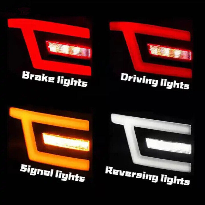 LED taillight brake signal assembly with bulb for Mitsubishi Triton L200 2015 2018