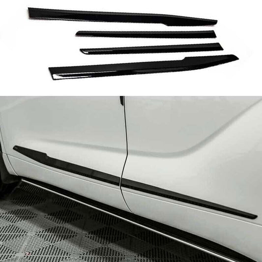 for Toyota Highlander Gloss Black Body Door Side Molding Sill Guard 4P 2020-2024