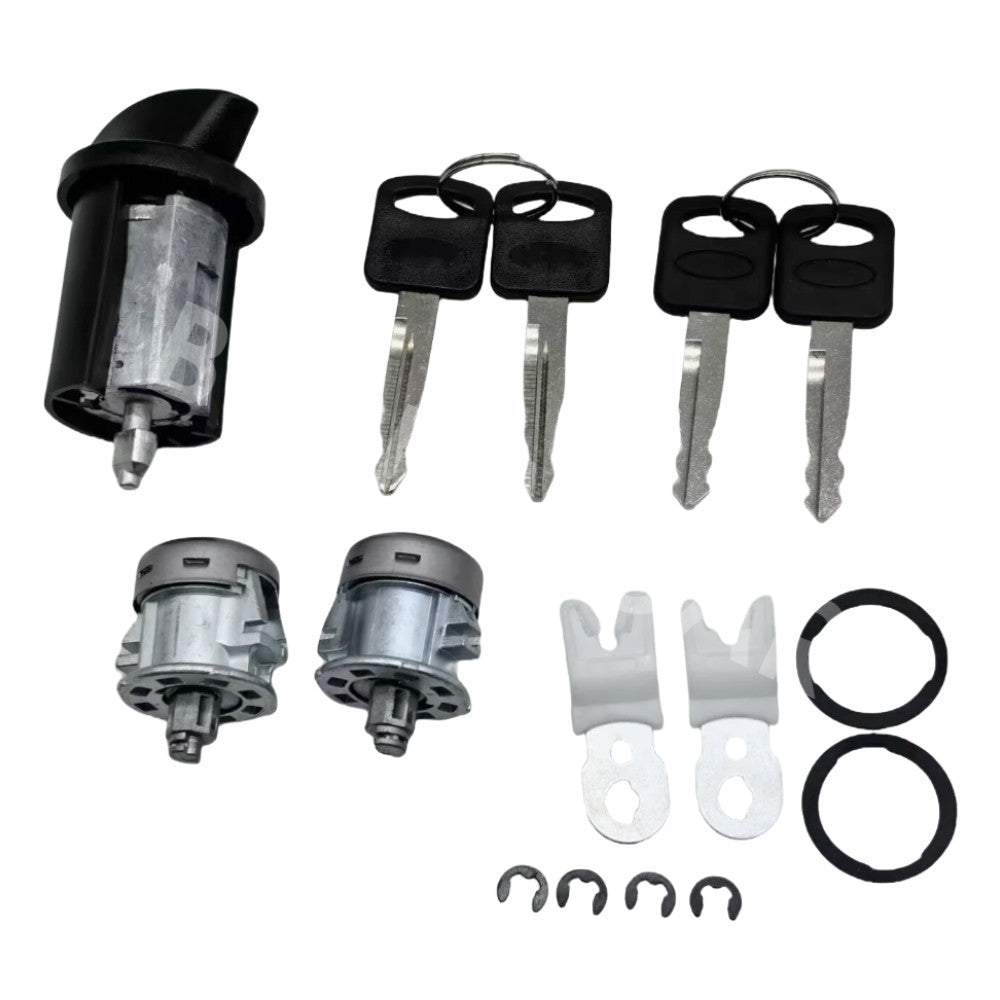 Car Door Lock Set W/4 Keys 1F2009012A Replace Fit for Ford Explorer 1998-2001