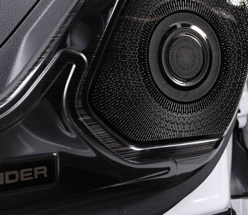 For 2020-21 for Toyota Highlander Black Titanium Inner Door Speaker Frame Cover Trim