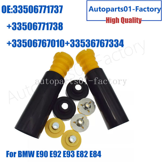 8PCS Rear Shock Absorbers Upper Lower Mounts for BMW E90 E92 E93 E82 E84