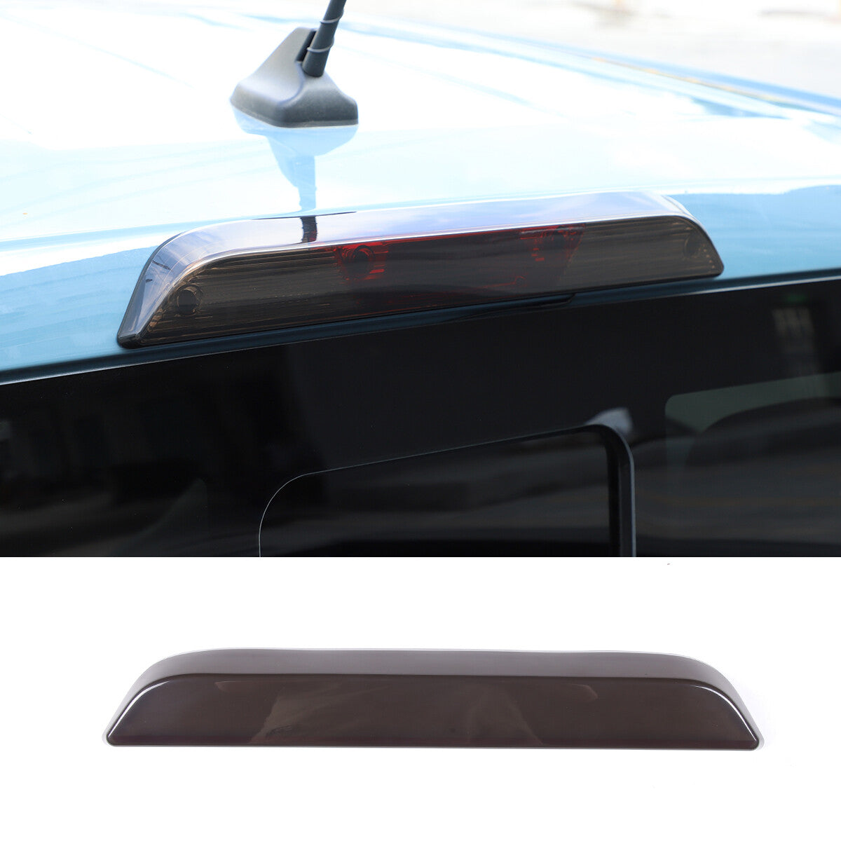 Red carbon fiber headlight switch frame trim for Corvette C7 2014-2019