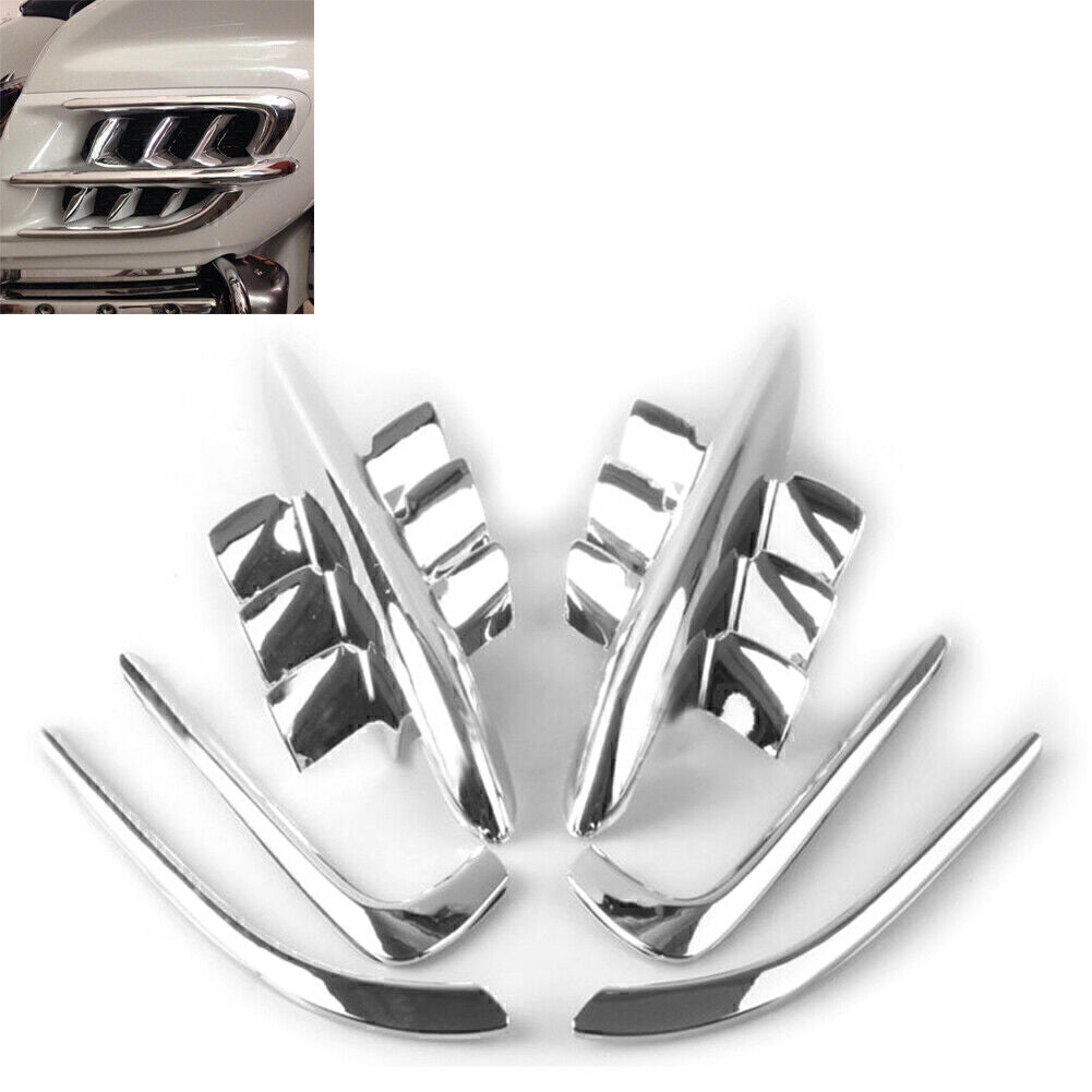 Chromverkleidung for Premier Shark Kiemen f¨¹r for Honda 2001 2002-2011 GL1800 Goldwing