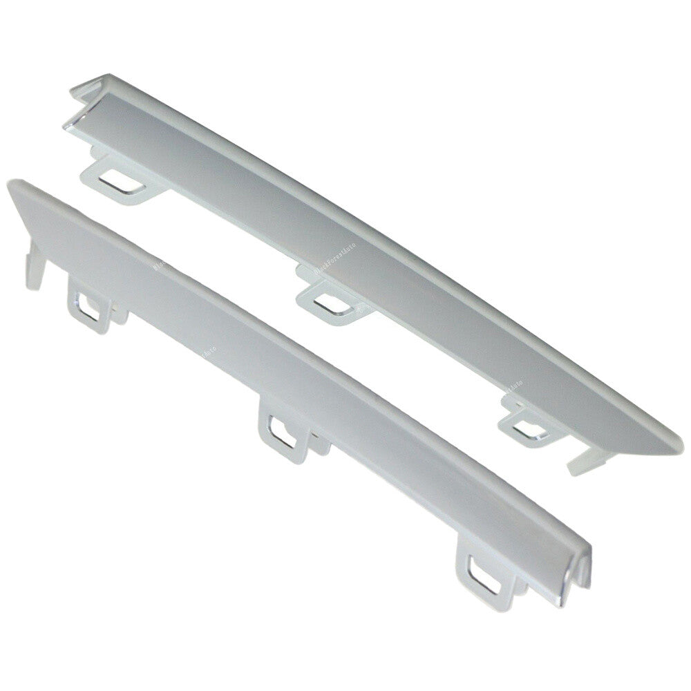 2Pcs for Cadillac 2013-14 ATS Chrome Front LeftRight Bumper Trim Bezel Insert