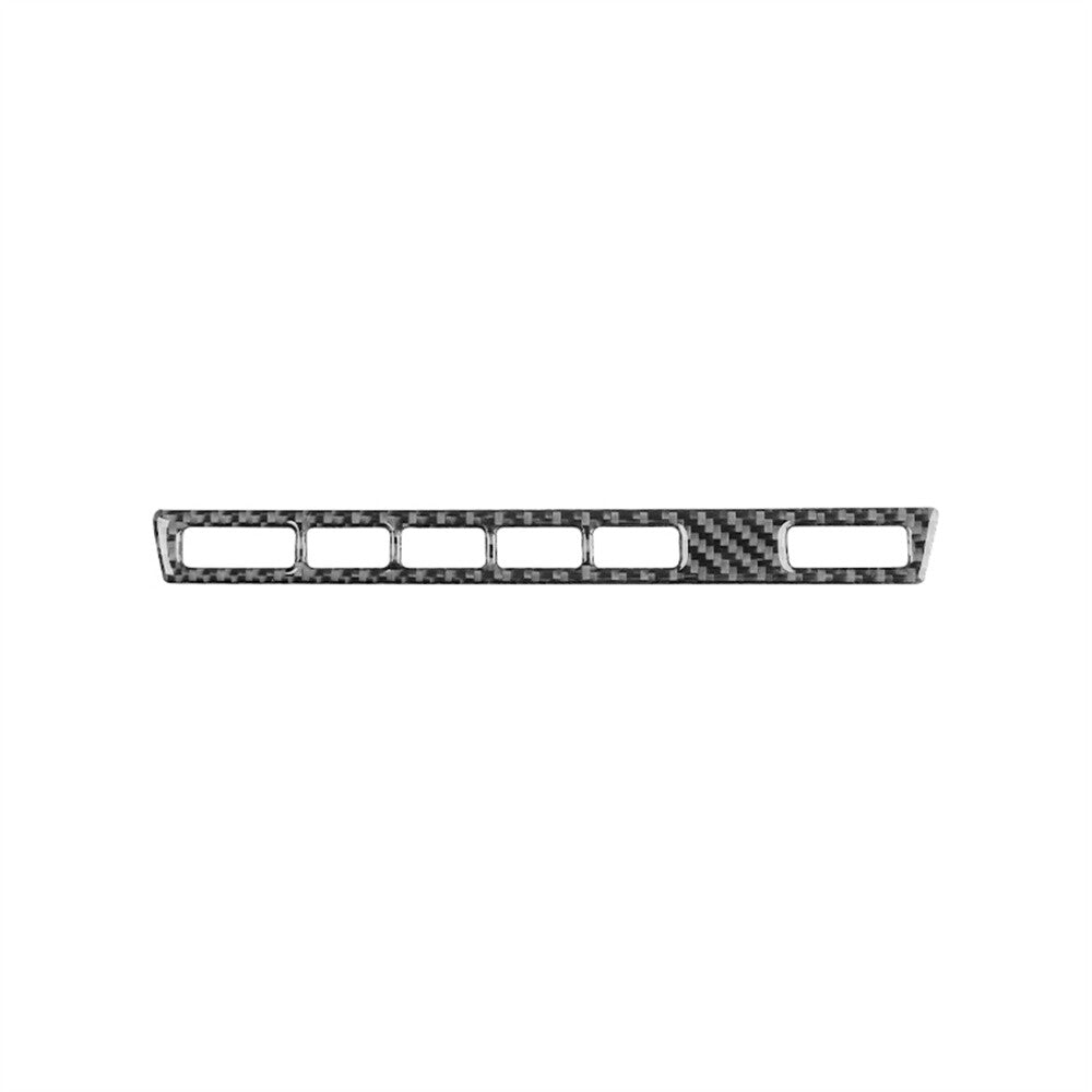 Carbon Fiber Multimedia Button Trim Panel Type A for BMW X3 2004-2010