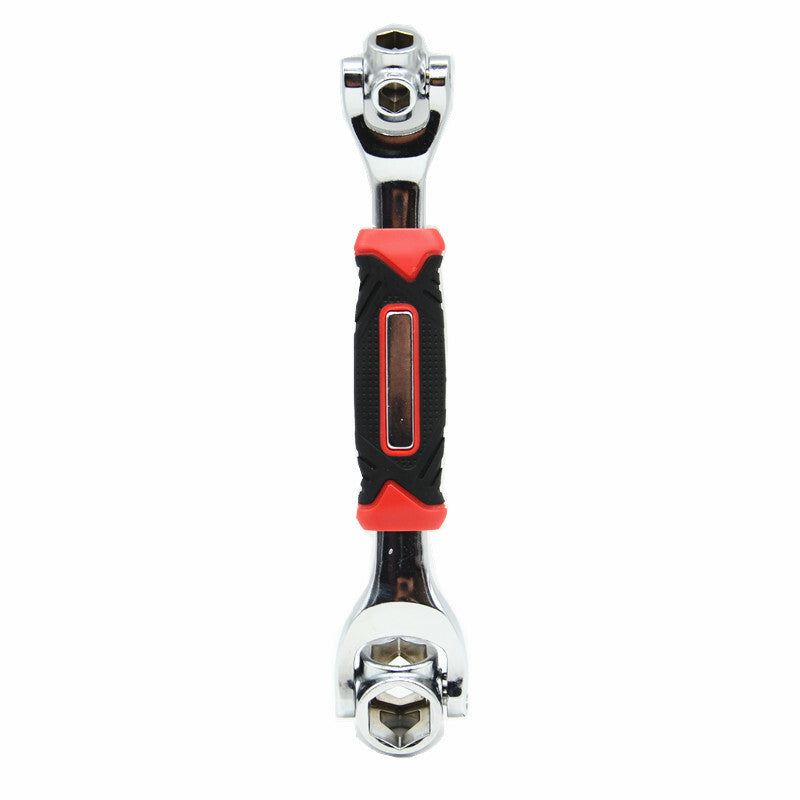Car Wrench Multipurpose Bolt Degree Rotation Adjustable 8 In 1 Spanner Hand Tool