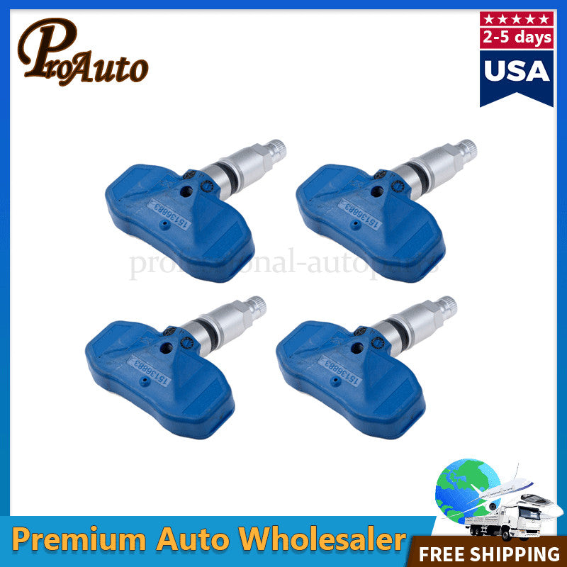 4PCS TPMS Tire Pressure Sensor 15136883 For 2004 for Cadillac for Escalade for Chevy Tahoe