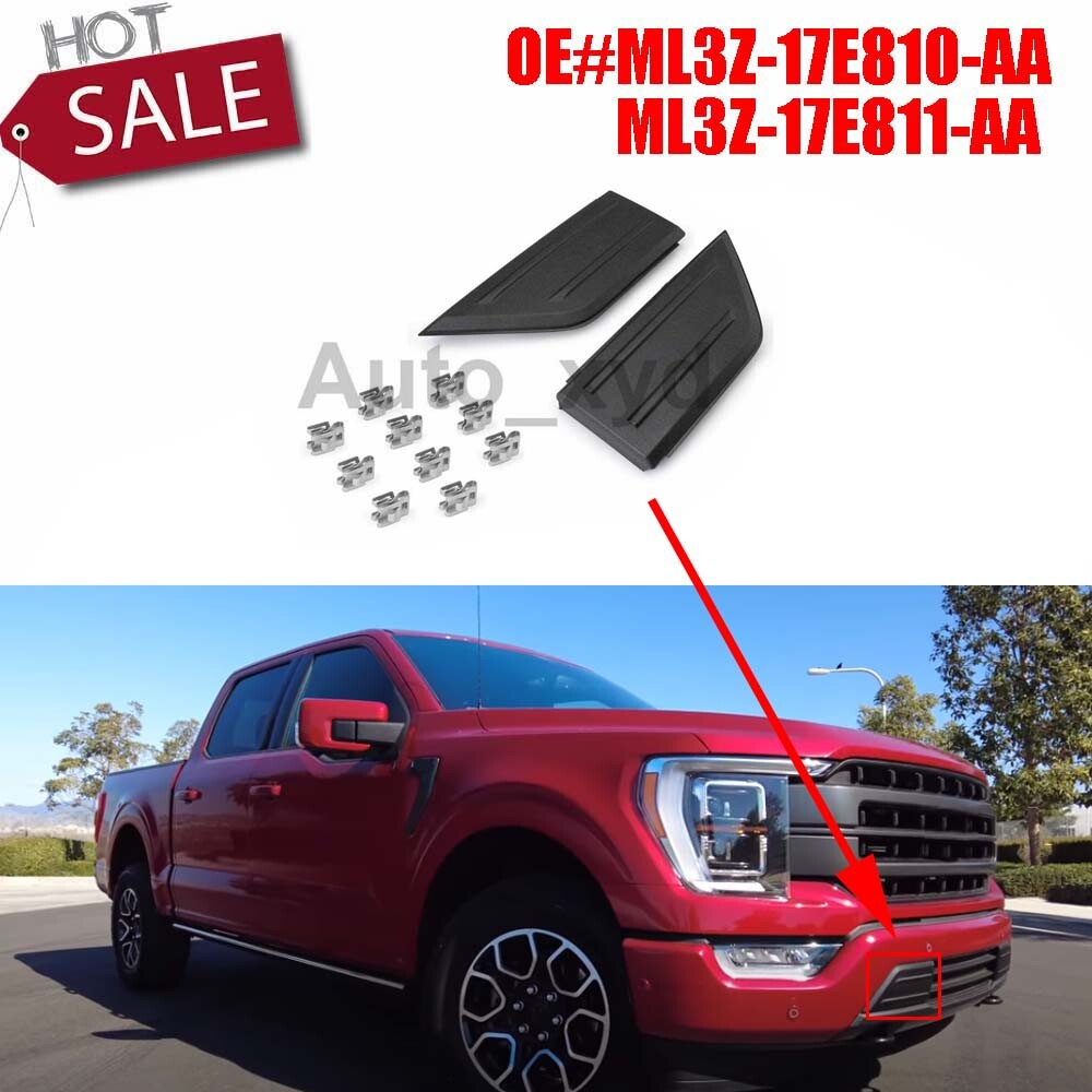 ML3Z-17E810-AA ML3Z-17E811-AA Waterproof Front Bumper Corner Panel Cover Trim