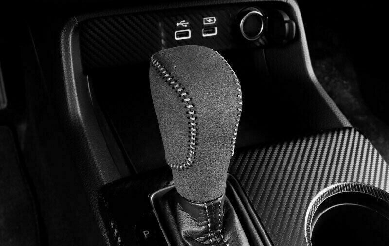 for Honda for Civic 11th 2022-2023 Gray Central Console Gear Shift Knob Cover Cap 1P