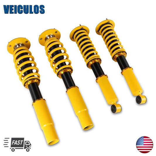 4pcs Coilovers Kit for BMW 5 Series E39 Sedan 96-03 Shock Absorbers Adj Height